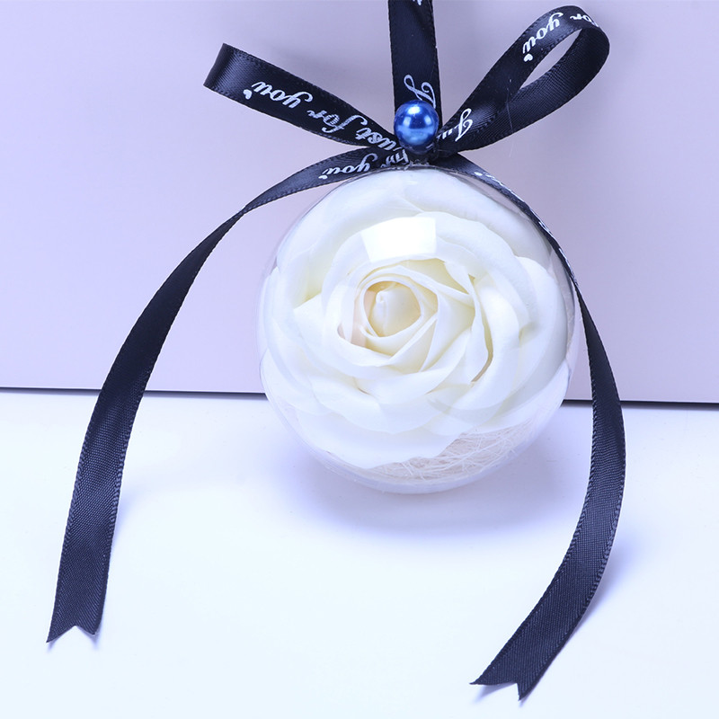 Ogledalo za automobil Retrovizor Ruža Viseći ukrasi Privjesak za automobil Vječna ruža Dekoracija cvijeta sapuna Šareni privjesak Pokloni