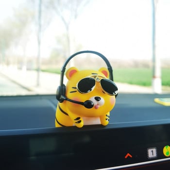 Χαριτωμένο Anime Panda Navigator Car Εσωτερική διακόσμηση Κρεμαστό Στολίδι Tiger Navigator Auto Rearview Mirror Κρεμαστό Αξεσουάρ αυτοκινήτου
