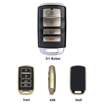 ΝΕΟ κάλυμμα θήκης κλειδιού αυτοκινήτου TPU Shell Fob για KIA Cadenza K9 K7 k-04 Sorento K900 και νέο κλειδί K7 2013 έτος έως 2016, έτος 4 Κουμπί