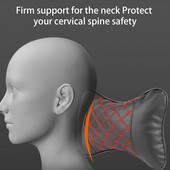 Atsparus nusidėvėjimui, naudingos automobilio galvos atramos kaklo atramos pagalvėlė, atspari įbrėžimams automobilio kaklo pagalvė, minkštos tekstūros transporto priemonės reikmenys