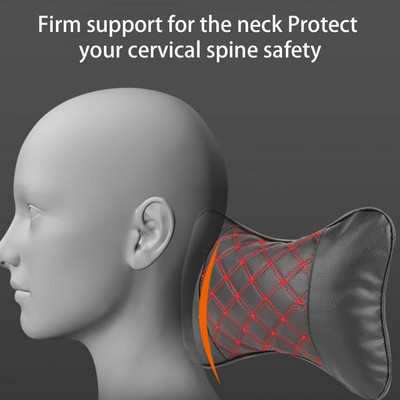 Wear-resistant  Useful Car Headrest Neck Support Cushion Scratch Resistant Car Neck Pillow Soft Texture   Vehicle Supplies