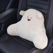 Pernă lombară anti-alunecare, lavabilă, ameliorează oboseala, bumbac, ușoară, pernă pentru talie, pernă pentru birou