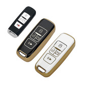 Carcasă nouă TPU pentru chei de mașină pentru Proton Persona 2022 Saga Proton Iriz Carcasă pentru chei de mașină de la distanță, aurie, 4 butoane fără cheie