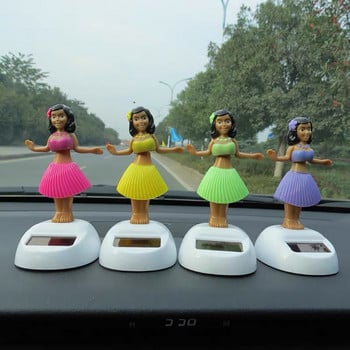 Στολίδι αυτοκινήτου Διακόσμηση αυτοκινήτων Χορευτικό κορίτσι Hula Swinging Bobble Δώρα Αυτοκινήτου Εσωτερικού σπιτιού Ηλιακά Αξεσουάρ για κορίτσια