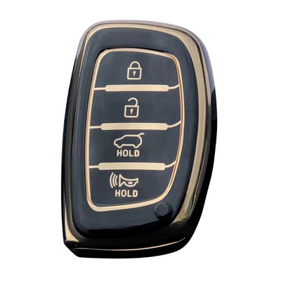 Husa pentru chei de mașină din TPU cu 3/4 butoane pentru Hyundai Elantra Sonata Tucson Santa Fe Rena Creta IX35 IX45 I20 I30 I35 I40 Ix25