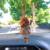 Drăguț Anime Decorare Interior Mașină Interesant Distress Pet Cat Auto Oglinda Retrovizoare Pandantiv Pentru Mașină Cadou Accesorii Interioare