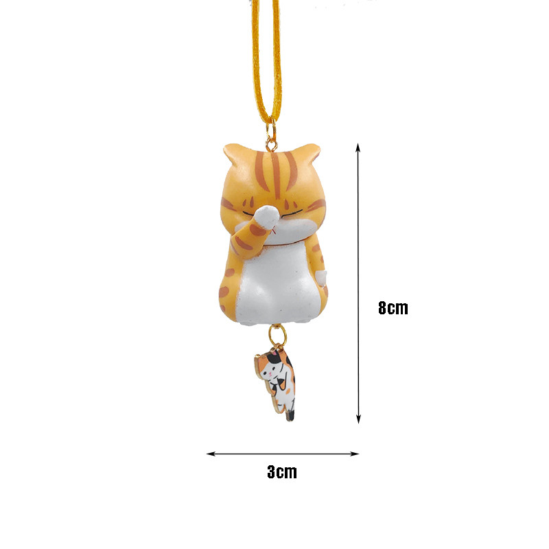 Drăguț Anime Decorare Interior Mașină Interesant Distress Pet Cat Auto Oglinda Retrovizoare Pandantiv Pentru Mașină Cadou Accesorii Interioare