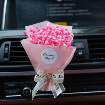 Αξεσουάρ αυτοκινήτου Εσωτερικά αποξηραμένα λουλούδια Gypsophila Χειροποίητο Δημιουργικό Μίνι Μπουκέτο Φεστιβάλ Γάμου Φωτογραφία Δώρο κορίτσι
