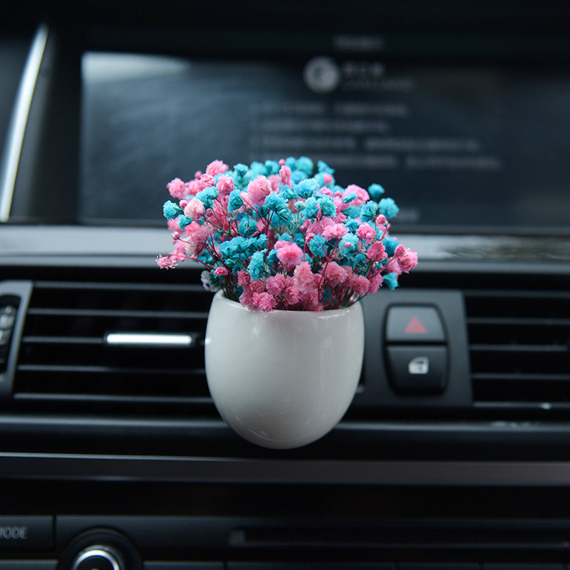 Αξεσουάρ αυτοκινήτου Εσωτερικά αποξηραμένα λουλούδια Gypsophila Χειροποίητο Δημιουργικό Μίνι Μπουκέτο Φεστιβάλ Γάμου Φωτογραφία Δώρο κορίτσι
