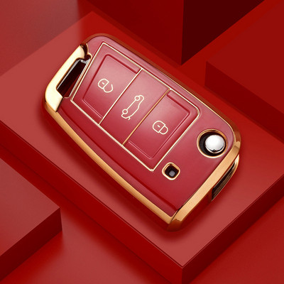 TPU automobilio nuotolinio valdymo pulto rakto dėklo dangtelis, skirtas VW Volkswagen Golf 7 MK7 Tiguan MK2, skirtas SEAT Ateca Leon FR 2 Ibiza, skirtas Skoda Octavia A7