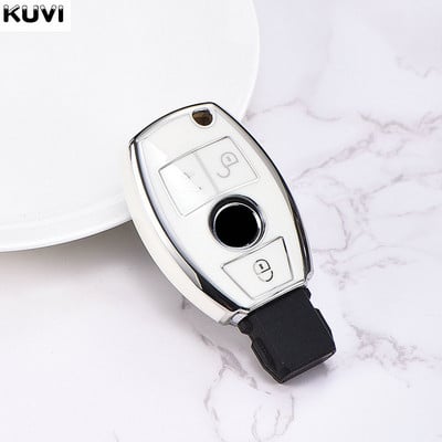 Carcasa TPU pentru cheia de la distanță pentru Mercedes Benz ABCER Class GLS GLA GLK GLC CLS CLA AMG W204 W205 W212 W463 W176