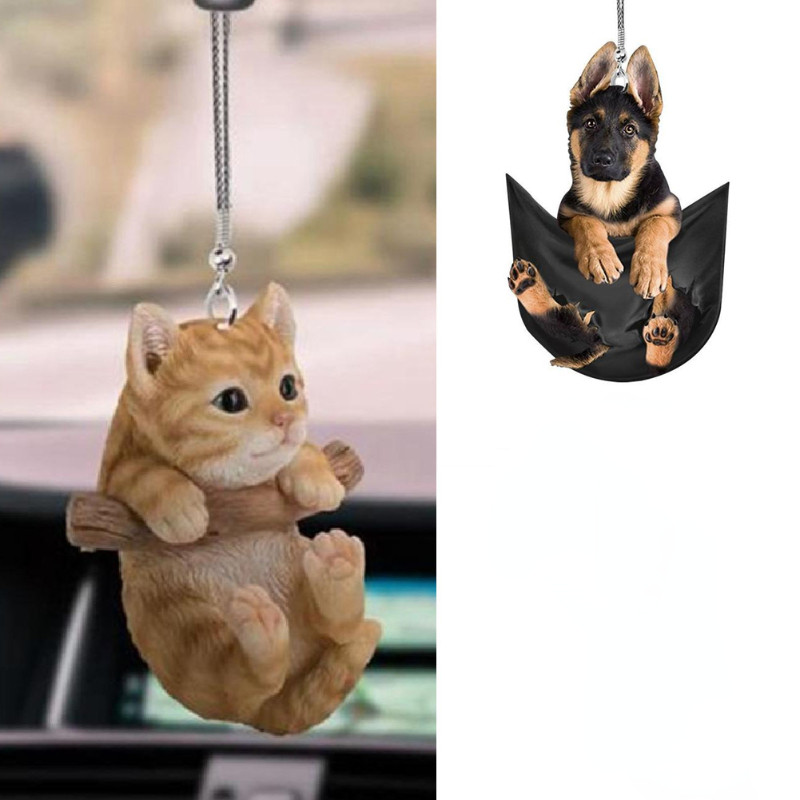 Decoratiuni pentru agatat masina baloane colorate piese auto decoratiuni interioare pandantiv masina pisica draguta