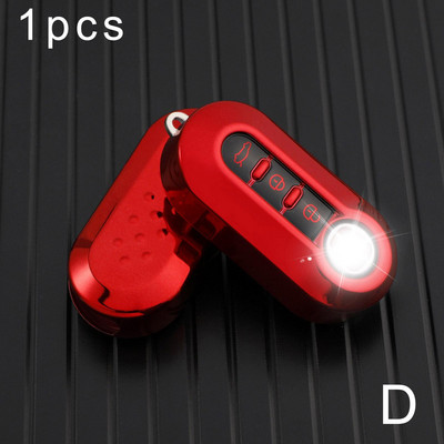 Automašīnas atslēgas vāciņš ar 3 pogu nolokāmu FIAT Fiat 500 Boyue Lingya atslēgu korpusa vāciņu tālvadības atslēgu korpusa turētājs Protecor automašīnu piederumi