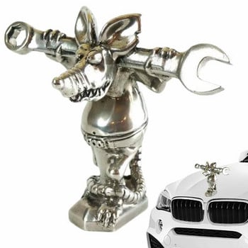 Διακοσμητικά αυτοκινήτου Ράβδος The Rat Monkey Figurine Μηχανικός Αυτοκινήτου Μπροστινό Κάλυμμα Κουκούλας Διακοσμητικό Ρητίνη Αγάλματα Auto Εξωτερική Διακόσμηση Αξεσουάρ αυτοκινήτου