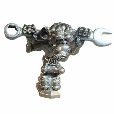 Διακοσμητικά αυτοκινήτου Ράβδος The Rat Monkey Figurine Μηχανικός Αυτοκινήτου Μπροστινό Κάλυμμα Κουκούλας Διακοσμητικό Ρητίνη Αγάλματα Auto Εξωτερική Διακόσμηση Αξεσουάρ αυτοκινήτου