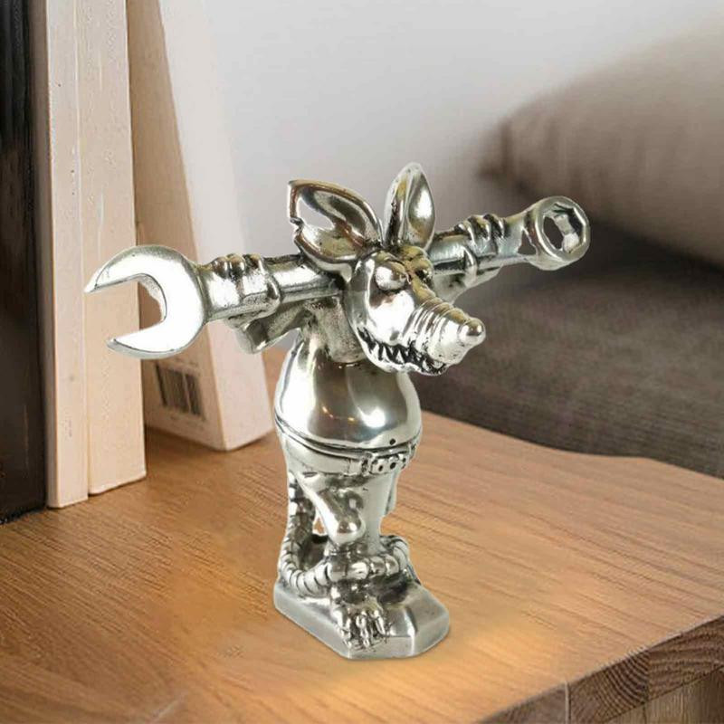 Διακοσμητικά αυτοκινήτου Ράβδος The Rat Monkey Figurine Μηχανικός Αυτοκινήτου Μπροστινό Κάλυμμα Κουκούλας Διακοσμητικό Ρητίνη Αγάλματα Auto Εξωτερική Διακόσμηση Αξεσουάρ αυτοκινήτου