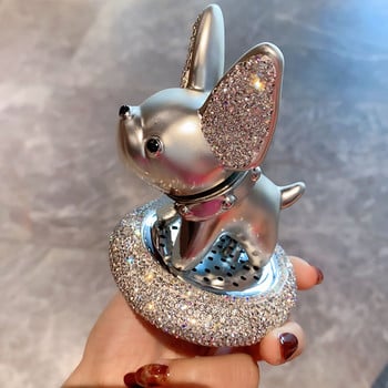Προσωπικότητα Διακοσμήσεις εσωτερικού αυτοκινήτου Cartoon Cartoon Cute Pet Lucky Dog Auto Perfume Diamond In-Car Κεντρική Κονσόλα Αξεσουάρ