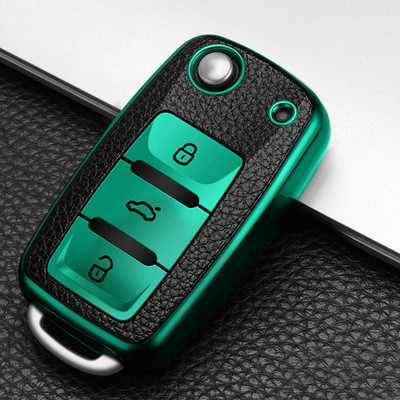 Husa TPU pentru chei auto pentru Volkswagen VW Golf Bora Jetta Polo Golf Passat B8 pentru Skoda Octavia A5 A7 Fabia Seat Ibiza Leon