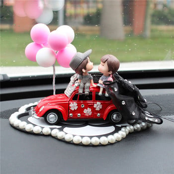 Διακόσμηση εσωτερικού αυτοκινήτου Κινούμενα σχέδια Γάμος Αυτοκίνητα Ζευγάρια Δράση Φιγούρες Φιγούρες Μπαλόνι Στολίδι Αξεσουάρ αυτοκινήτου για κορίτσια Δώρα