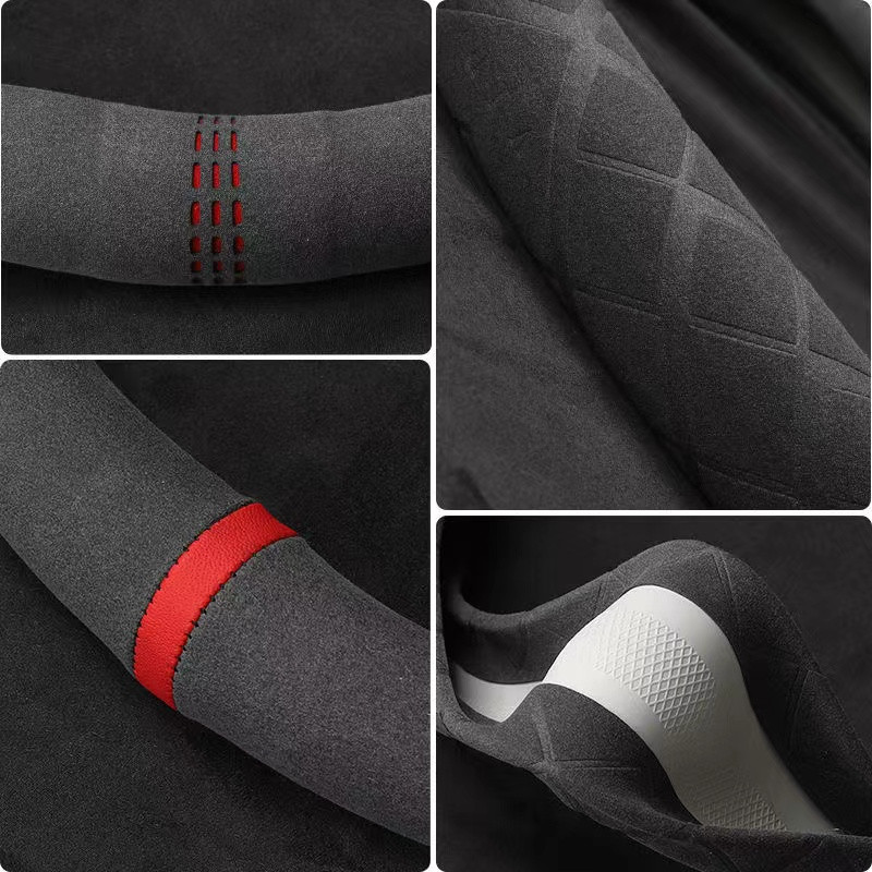 Kožna navlaka za upravljač od brušene kože Four Seasons General Motors kožna navlaka za rukohvat Ne klizi i upija znoj