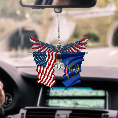 2D mielas katės šuniukas automobilyje pakabinamas kamentas kačiukas šuns modeliavimo modelis kūrybingas automobilio interjero dekoras Gyvūnų akrilo pakabukas vaikiškas žaislas Dovana