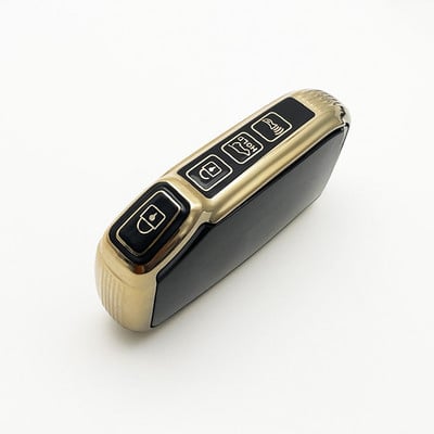 NOU TPU husă pentru chei de mașină Shell Fob pentru Kia Forte Sportage Cerato Telluride Sorento K5 k7 Soul Niro Seltos Gold Edge Shell