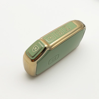 NOU TPU husă pentru chei de mașină Shell Fob pentru Kia Forte Sportage Cerato Telluride Sorento K5 k7 Soul Niro Seltos Gold Edge Shell