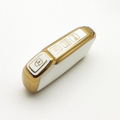 NOU TPU husă pentru chei de mașină Shell Fob pentru Kia Forte Sportage Cerato Telluride Sorento K5 k7 Soul Niro Seltos Gold Edge Shell