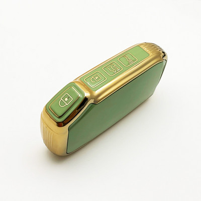 NOU TPU husă pentru chei de mașină Shell Fob pentru Kia Forte Sportage Cerato Telluride Sorento K5 k7 Soul Niro Seltos Gold Edge Shell