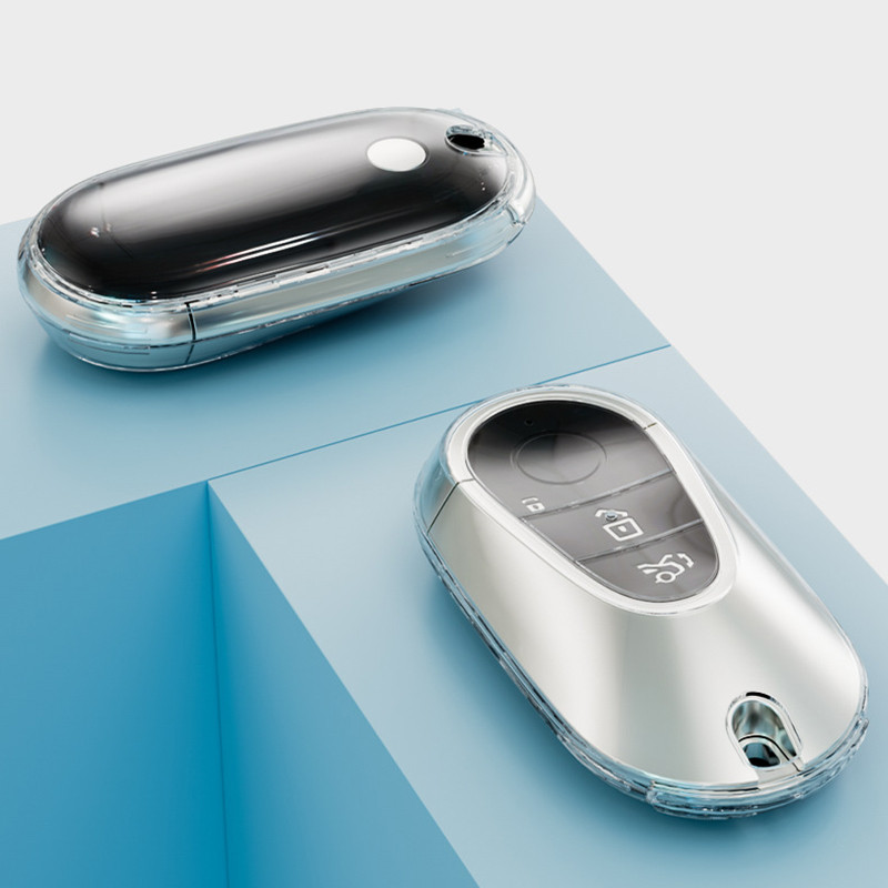 Husă transparentă TPU pentru chei de mașină pentru Mercedes Benz 2022 CS Class W206 W223 S350 C260 C300 S400 S450 S500 Protector pentru chei
