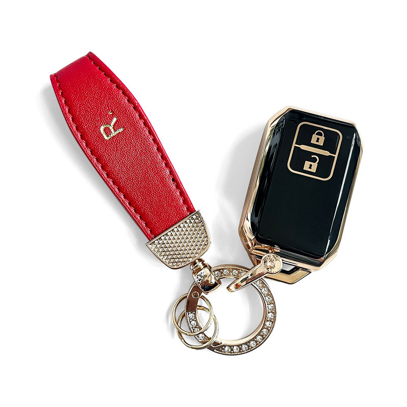 Carcasă de husă pentru chei de mașină nouă din TPU pentru Suzuki Swift 2017 Ertiga Suzuki Swift BTJ XL7 Wagon R 2 butoane carcasa fără cheie pentru telecomandă