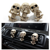 3 db koponyaautó belső dekoráció személyre szabott kreatív autós kiegészítők Lucky Accessories