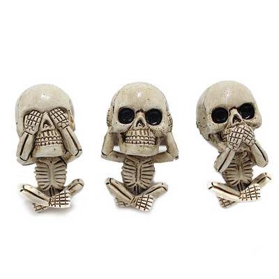 3 db koponyaautó belső dekoráció személyre szabott kreatív autós kiegészítők Lucky Accessories