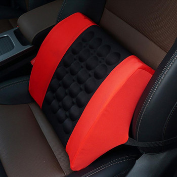 Ρυθμιζόμενο ηλεκτρικό μασάζ Κάθισμα αυτοκινήτου Μαλακό μαξιλάρι στήριξης μέσης σφουγγαριού