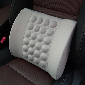 Регулируема електрическа масажна седалка за кола Мека гъба Възглавница за поддържане на талията
