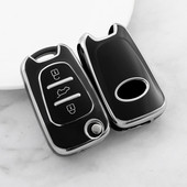 TPU automašīnas atslēgas korpusa vāciņš priekš KIA Sportage Rio 3 Soul Optima Ceed Pro K5 K2 priekš Hyundai i20 i30 ix20 ix25 ix35 Elantra Accent