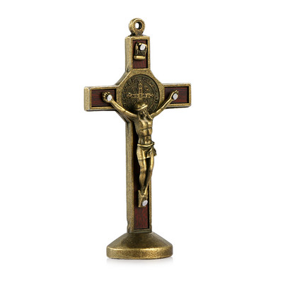 Moodne autode ornament Metall Puit Jeesuse Risti Krutsifiks Auto Sisustus Armatuurlaua kaunistus Christian Jesus Kaunistused Aksessuaarid