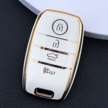 Κέλυφος θήκης κλειδιού αυτοκινήτου TPU 4 κουμπιών για KIA Ceed K3 K4 K5 2014-2016 Sportage R Ql KX5 Sorento KX3 KS3 Rio Cerato Optima Squeak