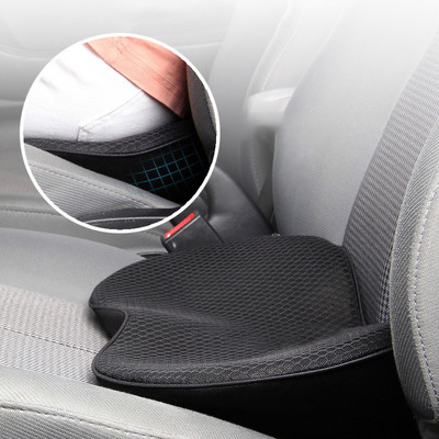 1PC Universal for All Seasons Μαξιλάρι καθίσματος αυτοκινήτου Memory Foam Seat Protector Auto Waist Rest Seat Μαξιλάρι οσφυϊκής υποστήριξης αυτοκινήτου