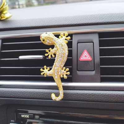 Στολίδι αυτοκινήτου Κρυστάλλινο γκέκο Διακόσμηση Αποσμητικό χώρου Αυτοκινήτων Εσωτερικό Εξαερισμό Άρωμα Κλιπ Άρωμα Αρωματικά Αξεσουάρ αυτοκινήτου