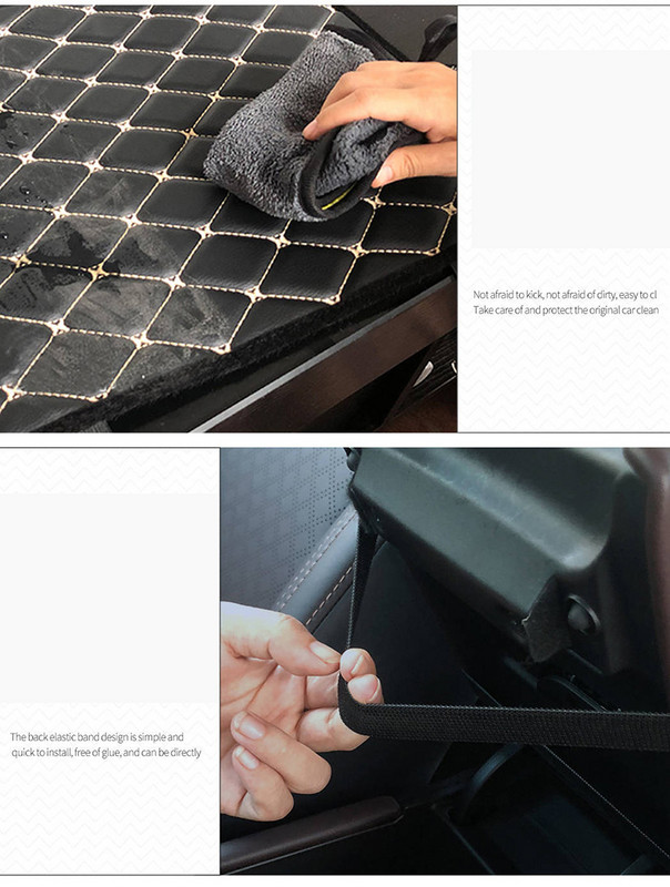 Nahast auto käetugede padjakatted universaalne keskkonsool Auto istmete käetugede karbipadjad Must käetugede hoiustamispadi