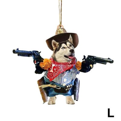 1PC Cool Dog Hanging Στολίδι Χαριτωμένο αστείο μενταγιόν κινουμένων σχεδίων Μπρελόκ Κρεμαστό με ζώα Κρεμαστό αυτοκίνητο αυτοκινήτου Αξεσουάρ σακιδίου πλάτης καθρέφτης πίσω όψης