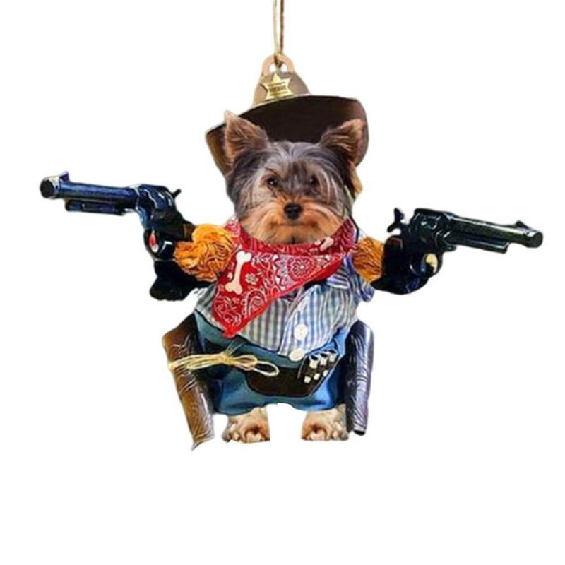 1PC Cool Dog Hanging Στολίδι Χαριτωμένο αστείο μενταγιόν κινουμένων σχεδίων Μπρελόκ Κρεμαστό με ζώα Κρεμαστό αυτοκίνητο αυτοκινήτου Αξεσουάρ σακιδίου πλάτης καθρέφτης πίσω όψης