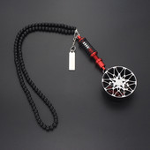 Automobilio aksesuaras interjeras Automobilio pakabinamas veidrodinis ratlankis Modelis Amortizatorius Dekoratyviniai papuošalai Raktų pakabukas galinio vaizdo pakabukas