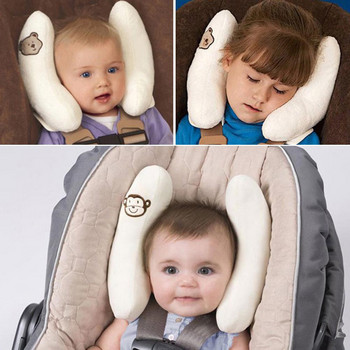 Мека бебешка играчка Облегалка за глава за малко дете Възглавница Защита на главата на бебето Детска кола Безопасна седалка Поддръжка на врата Възглавница Аксесоари за количка