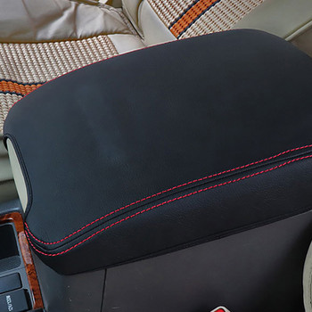 Κάλυμμα κιβωτίου υποβραχιόνιου αυτοκινήτου από μαλακό γνήσιο δέρμα Εσωτερικά αξεσουάρ για προϊόντα Toyota Land Cruiser Prado 150 2010 - 2020