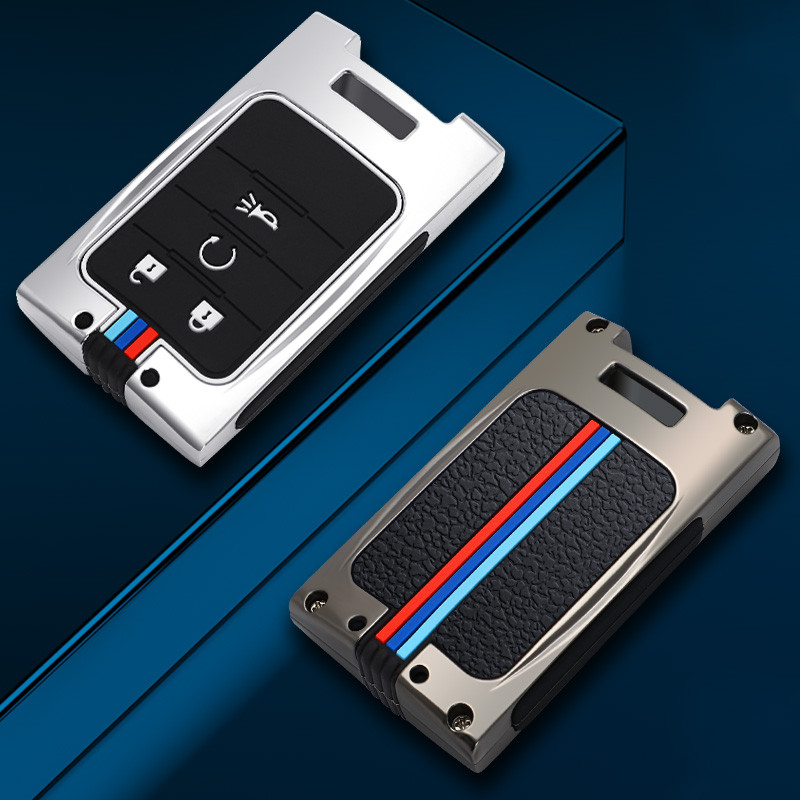 Carcasa metalică pentru chei inteligente pentru Chevrolet C7 pentru Cadillac CTS ATS 28T CTS-V XTS DTS Corvette Protector Shell Accesorii Fob