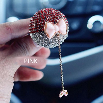 Crystal Pendant autós parfüm klip autós illat klíma klíma kimeneti bilincsek strassz szilárd illat díszítő kiegészítők G