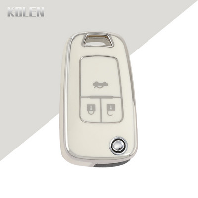TPU Car Flip Key Case Cover Shell за Chevrolet Cruze Aveo Trax Sail Malibu Captiva Opel Vauxhall Astra J Corsa Insignia Mokka