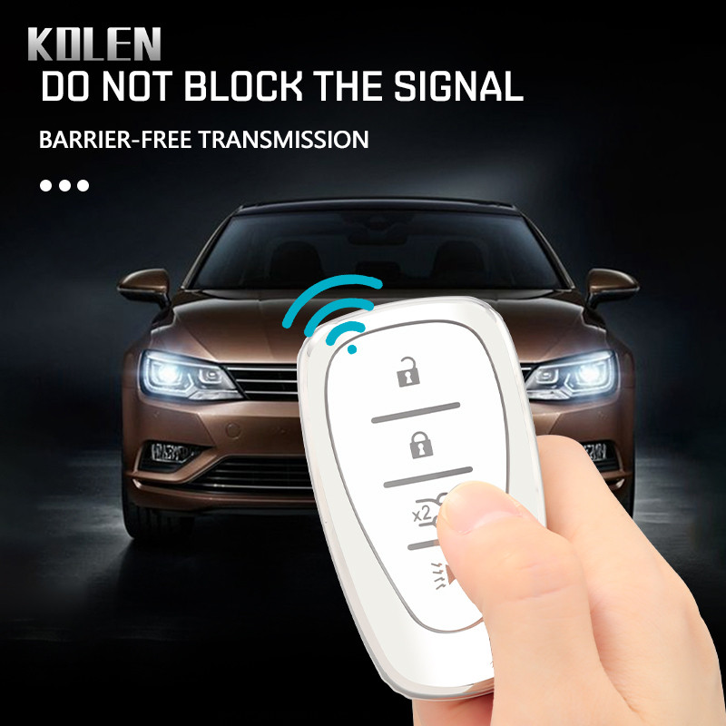 Carcasă pentru chei de la distanță din TPU pentru cheie pentru Chevrolet Chevy Camaro Cruze Malibu Sonic Volt Tracker Spark Bolt Trax fără cheie